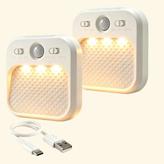 Ljusvakt – Smarta uppladdningsbara LED-nattlampor med rörelsesensor